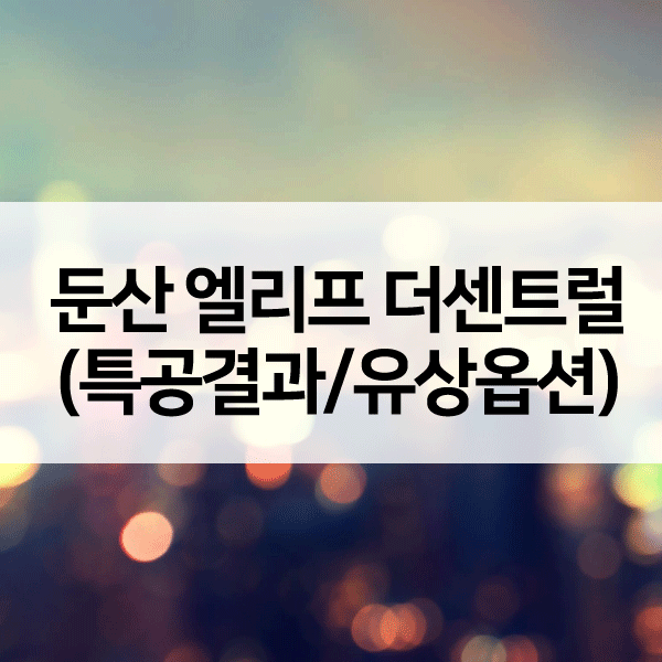 둔산엘리프더센트럴1순위-1