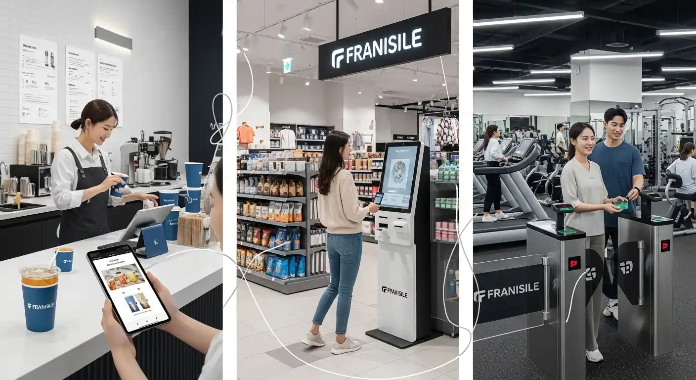 <img src="franchise_consistent_customer_experience.webp" alt="매장마다 동일한 브랜드 경험을 제공하는 프랜차이즈의 통합 서비스 이미지 입니다">