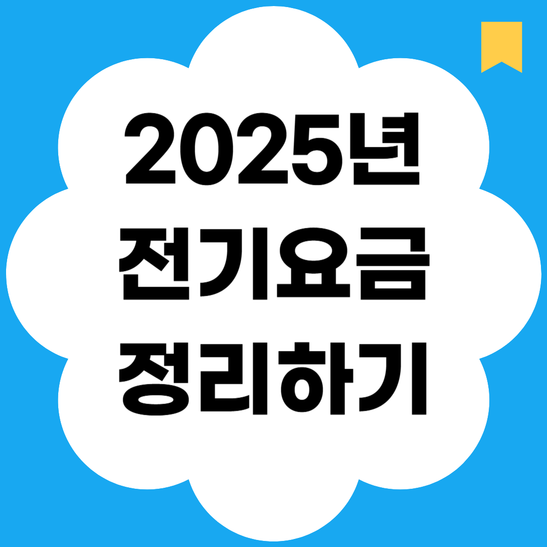 2025년 정기요금 정리하기