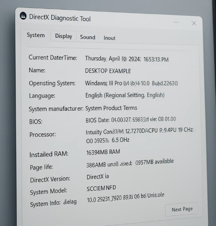 모든 정보를 한눈에, DirectX 진단 도구 활용법