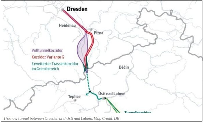 독일, 드레스덴~프라하 연결 30.4km 최장 철도&nbsp;터널 건설 Germany to build its longest rail tunnel to connect Dresden and Prague