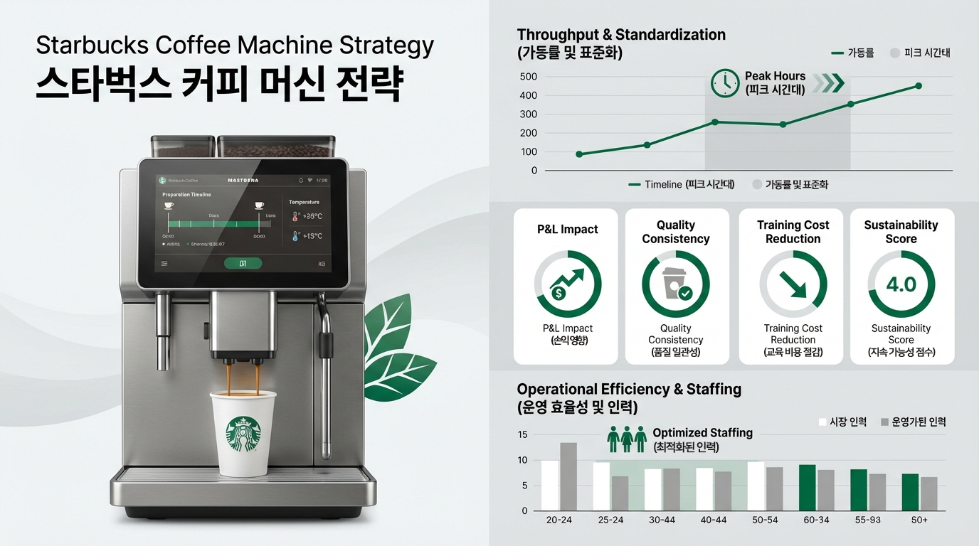 스타벅스 커피 머신 전략
