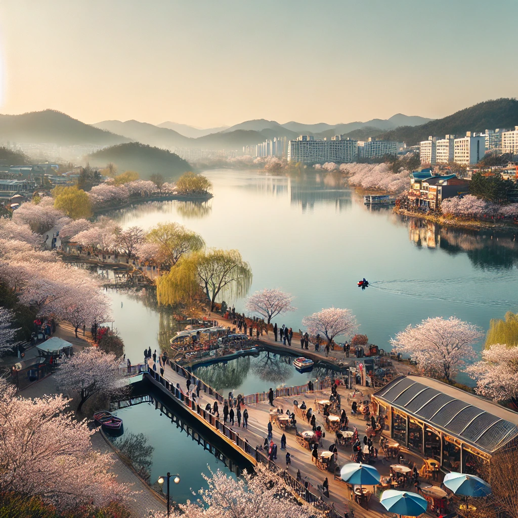 대구 수성못 이미지