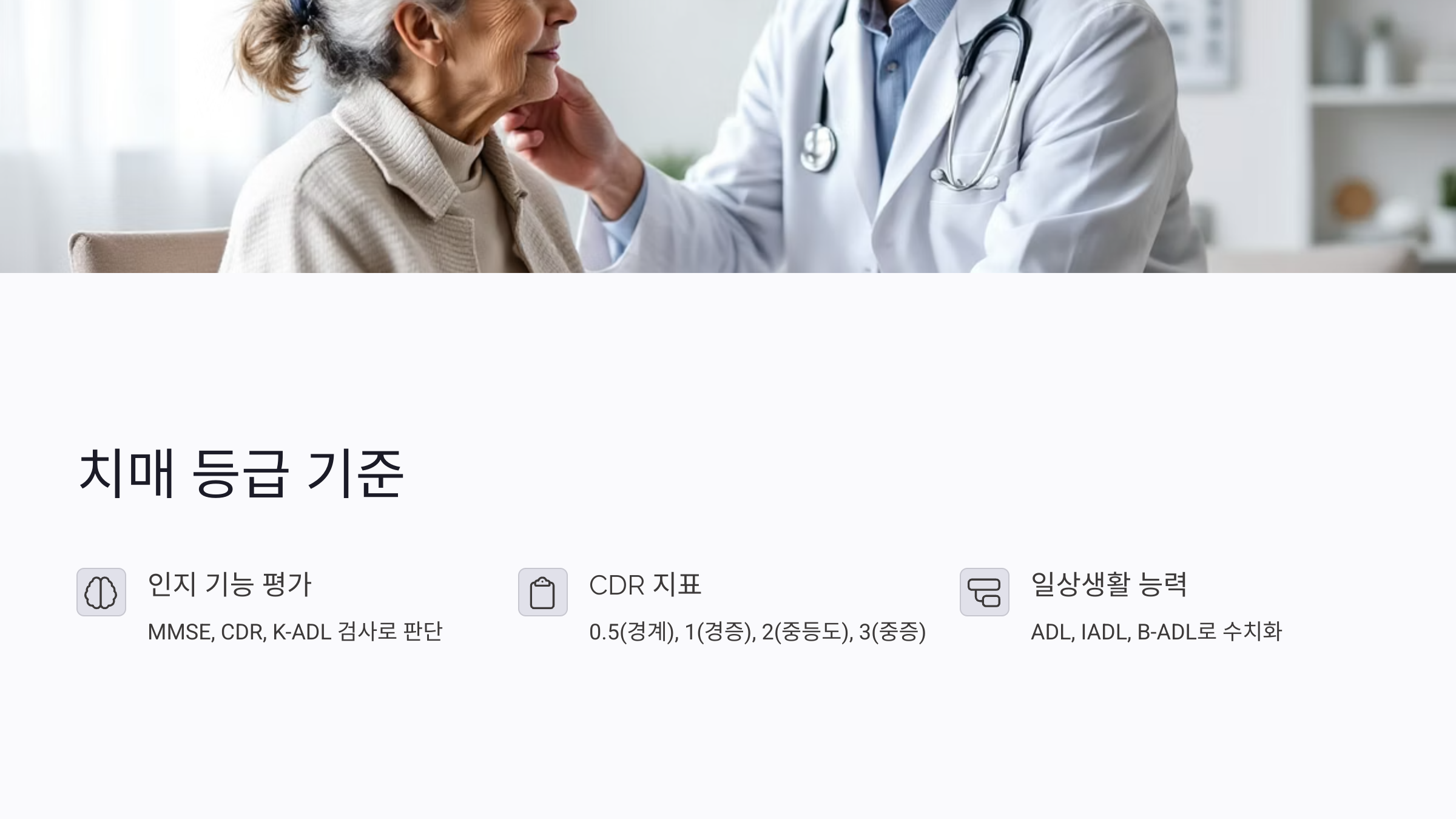치매 등급 기준은 어떻게 나뉘