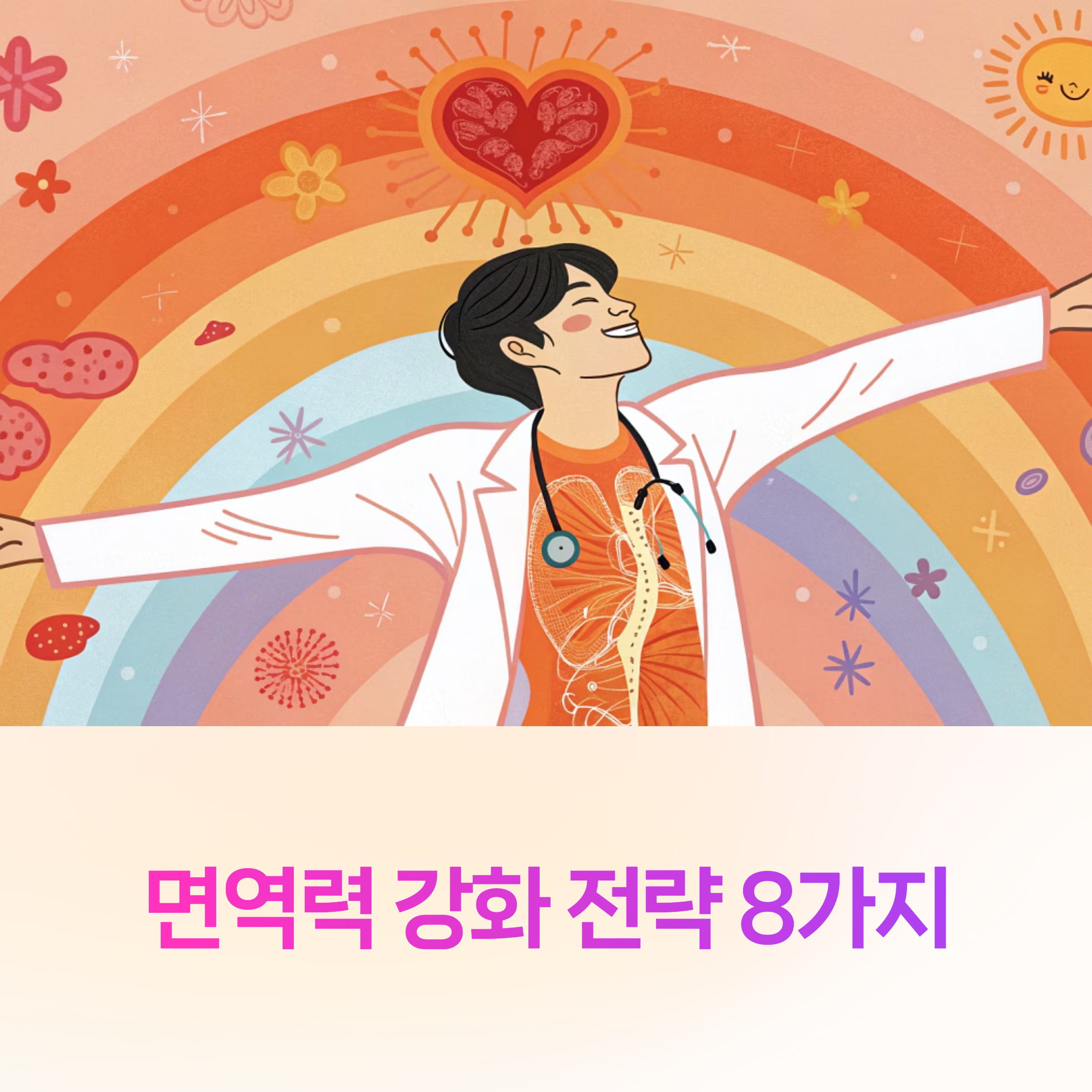 면역력 강화 전략 8가지
