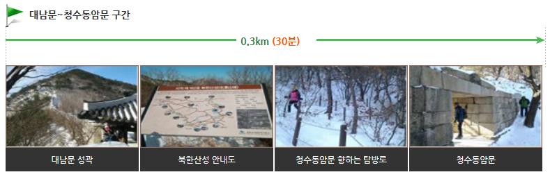 북한산 사모바위 코스