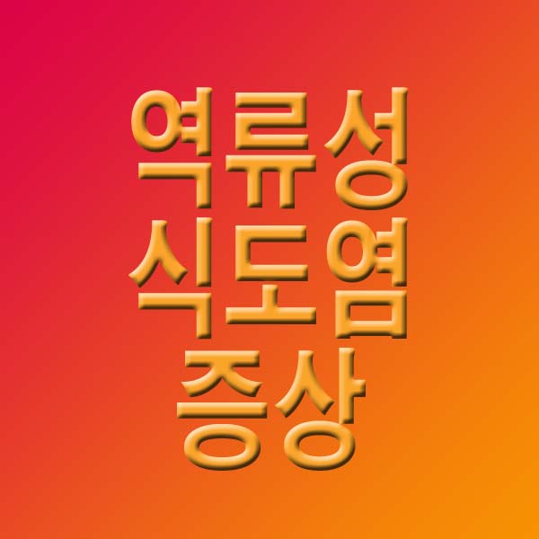 역류성 식도염 증상