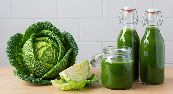 양배추즙만들기-사과