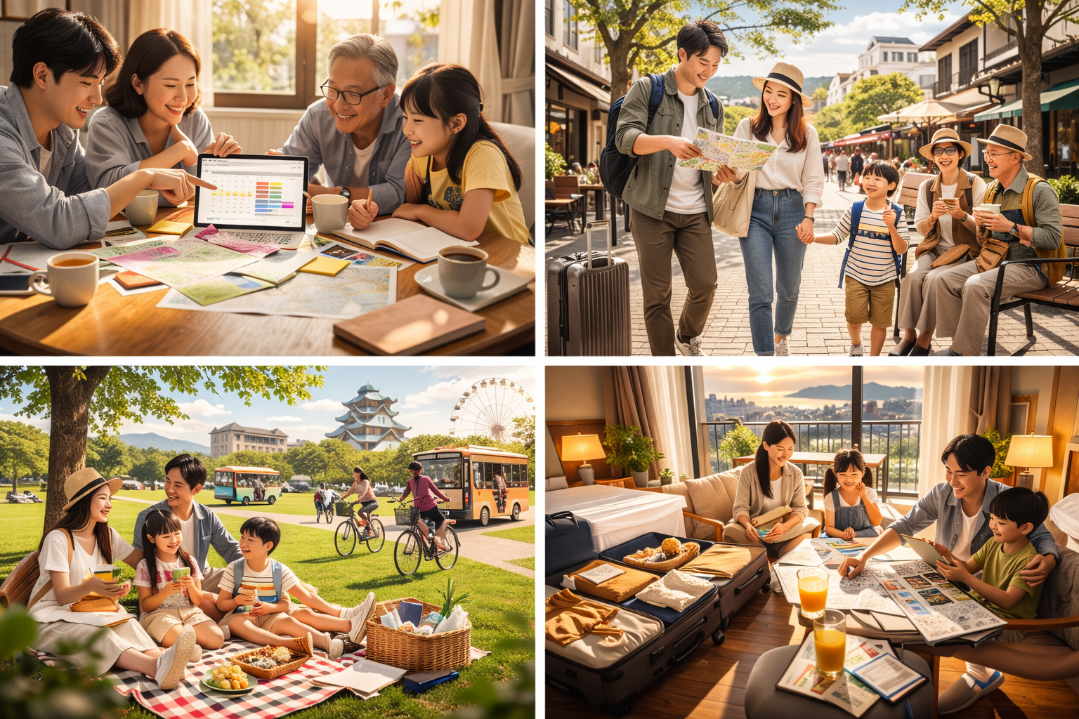 가족 여행 갈등 줄이는 일정 설계 방법 관련 이미지