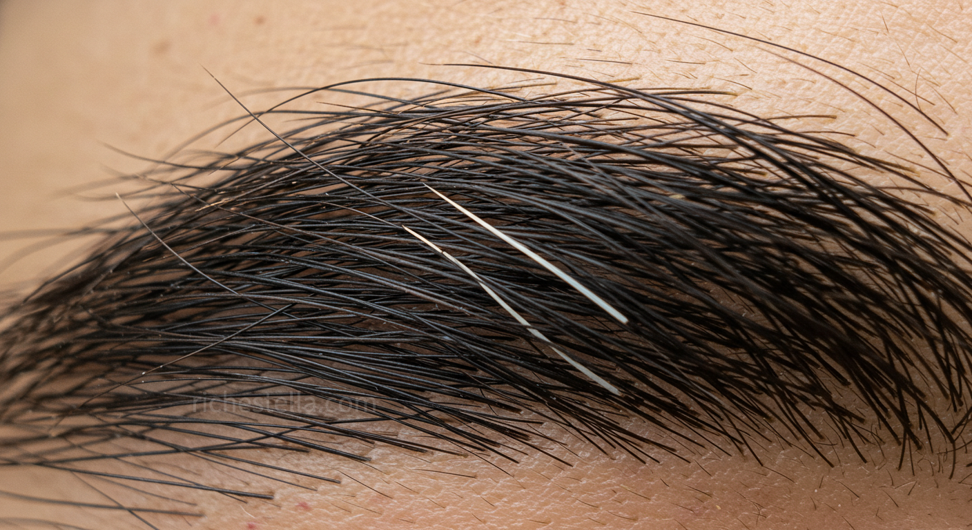 얼굴에 흰털 관상