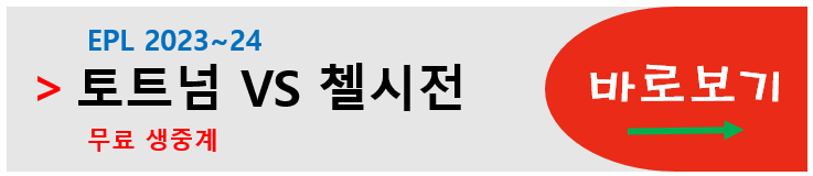 첼시 토트넘 중계