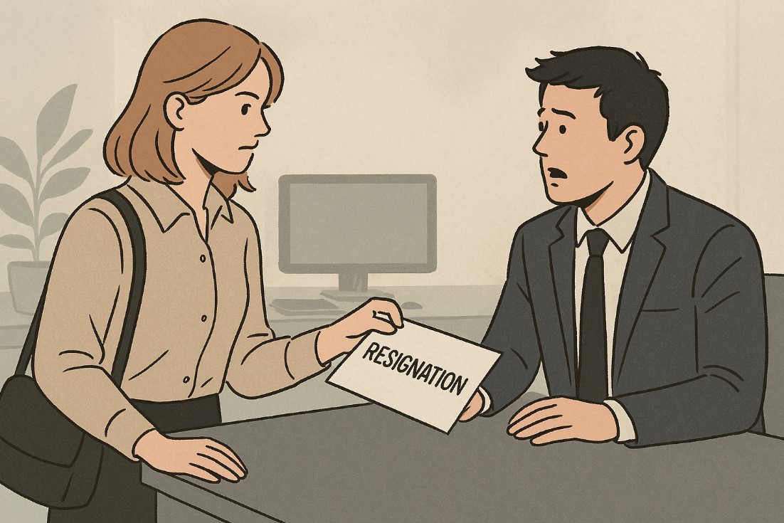 사표 내는 꿈 해몽 – 진짜 퇴사하고 싶은 걸까?