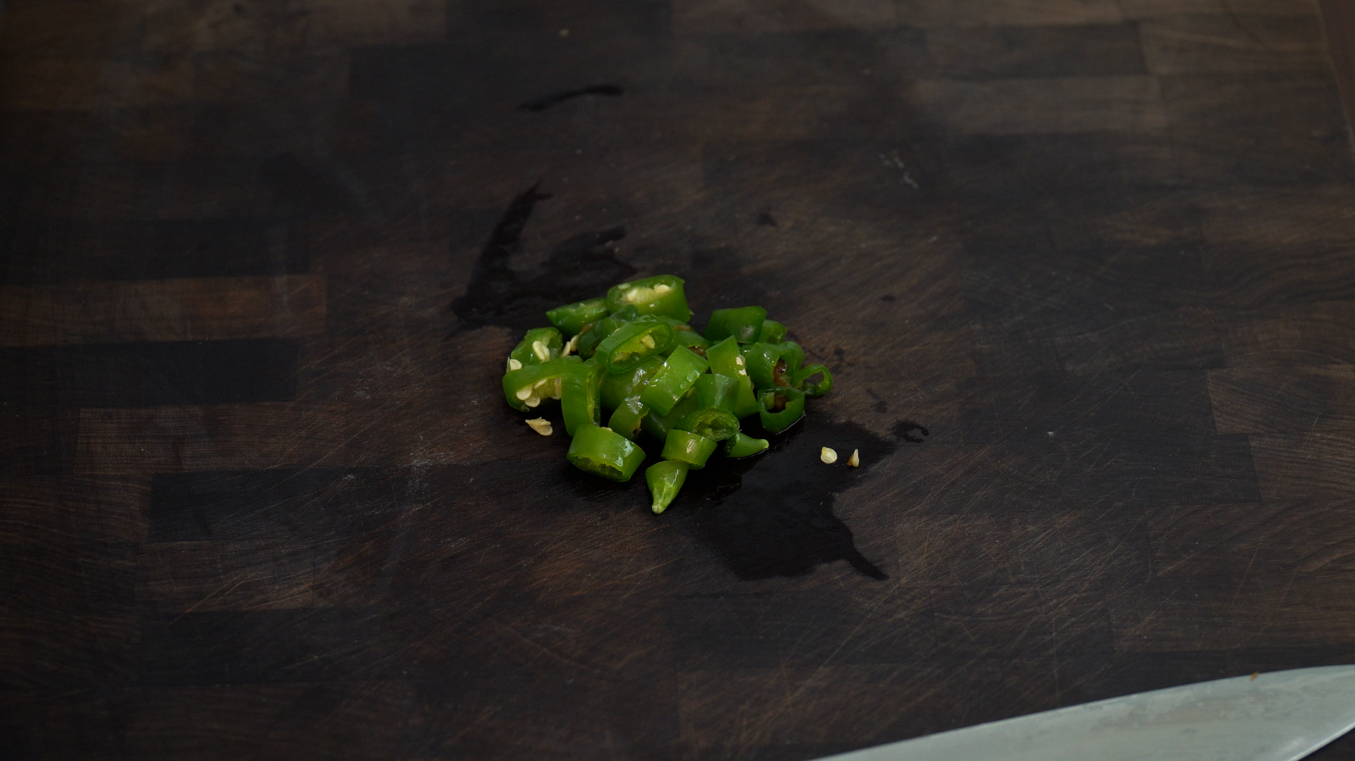 청양고추 다지기