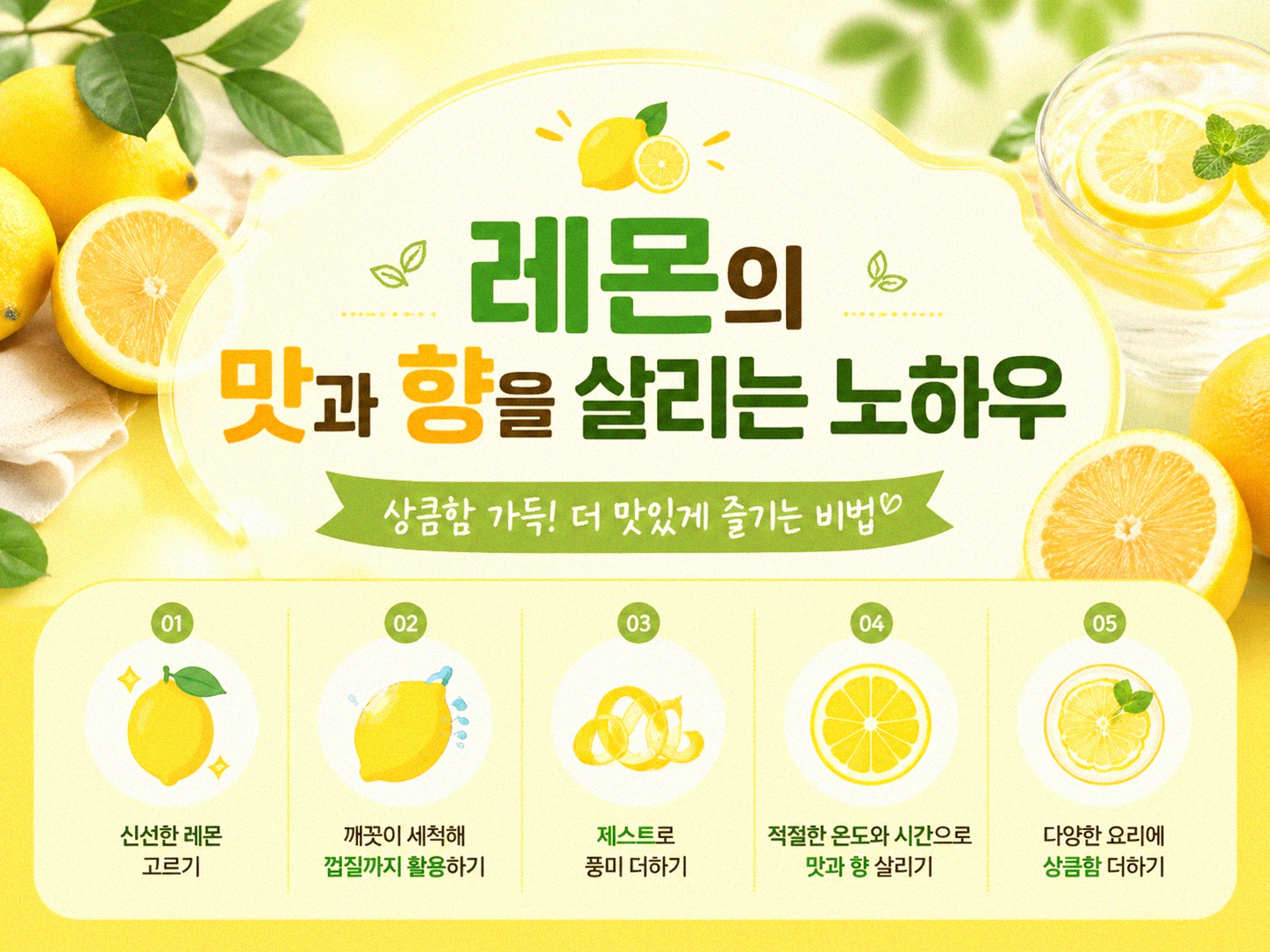 수제 레모네이드, 제대로 만들려면 뭘 준비해야 할까