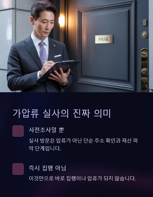 가압류 실사의 진짜 의미