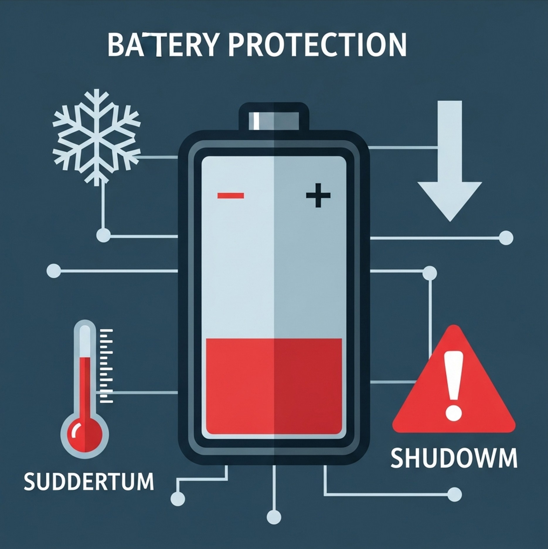 배터리 보호 경고