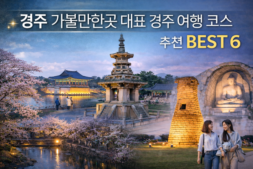 경주 여행 코스 BEST 6 이것만 보면 끝