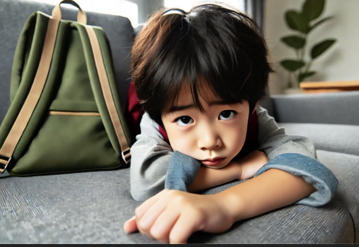 아이의 마음이 불편한 상태