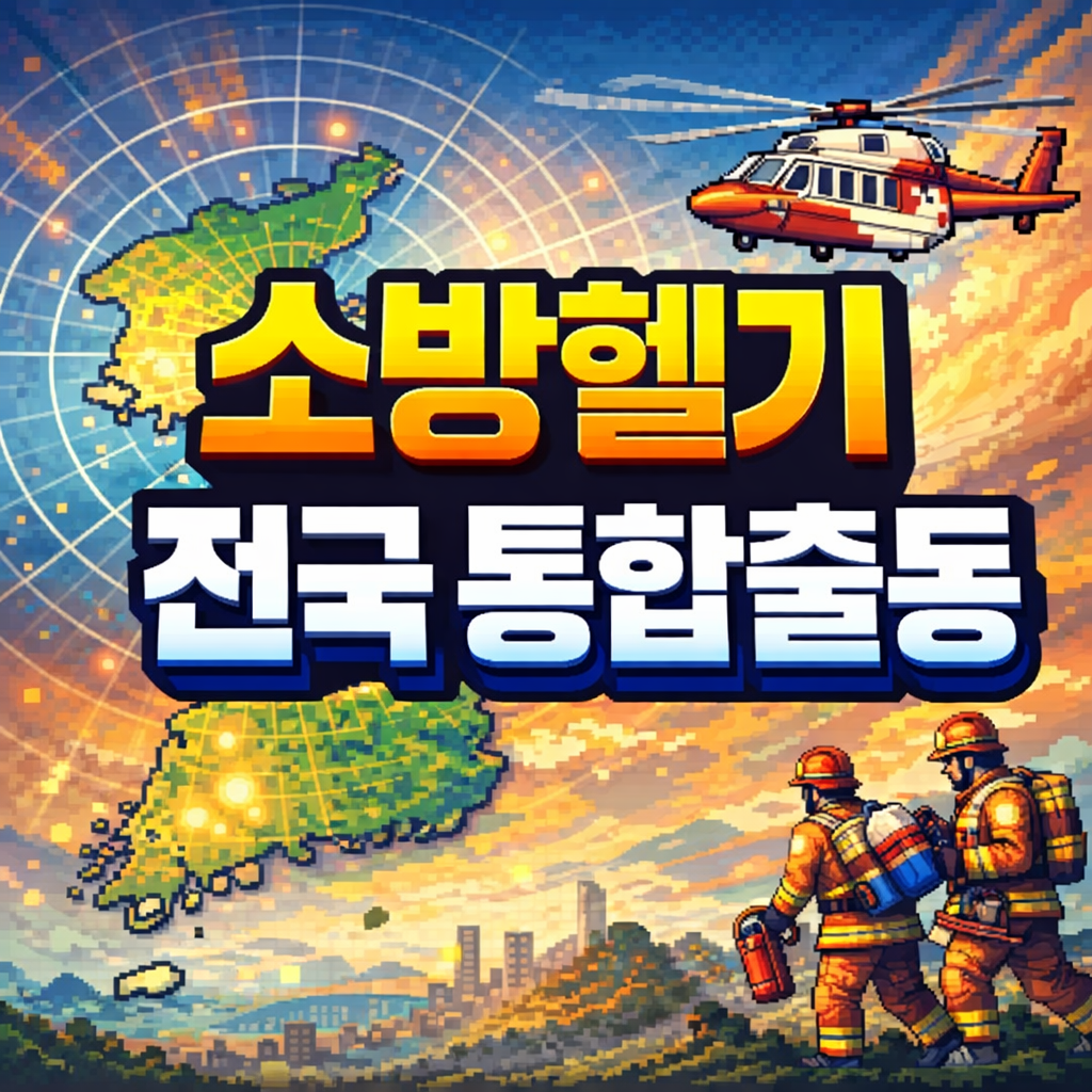 관할 없이 출동한다…소방헬기 전국 통합출동 제도