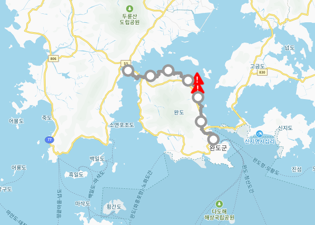 전남 완도 명소 가볼만한곳 걷기좋은 둘레길 남파랑길 86, 87, 88코스