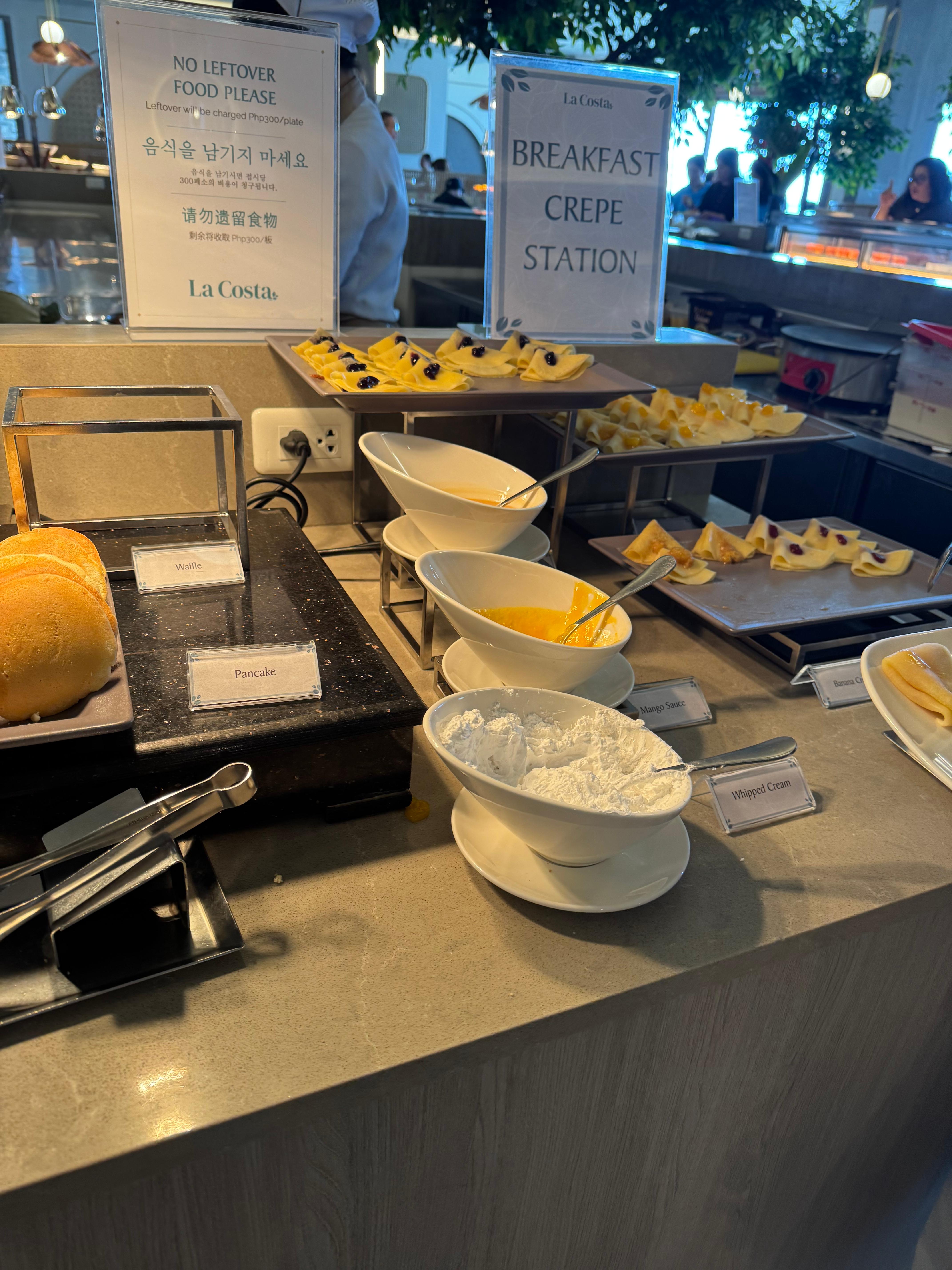 헤난 프리미어 코스트 리조트 조식