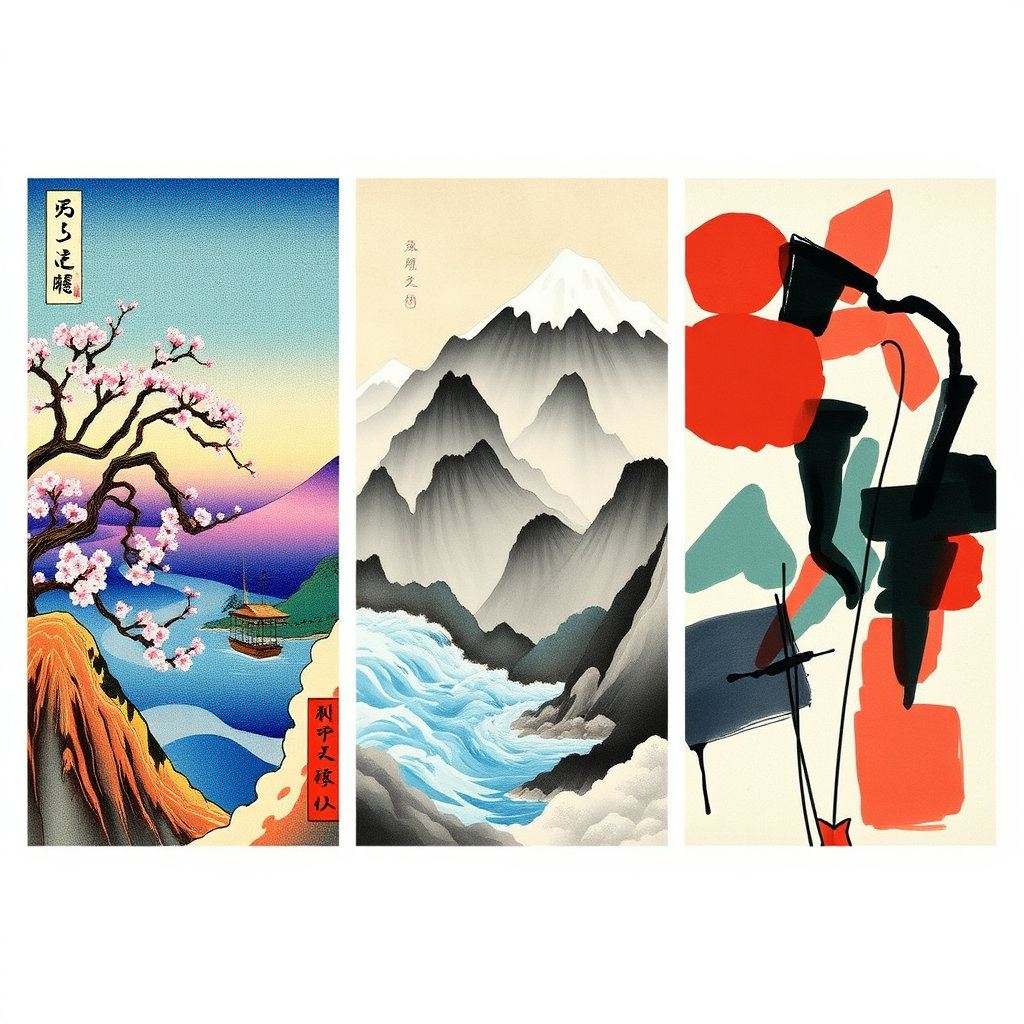 한국 남성 취향 아시아 화가 탐구 (히로시게, 장다첸, 김환기)