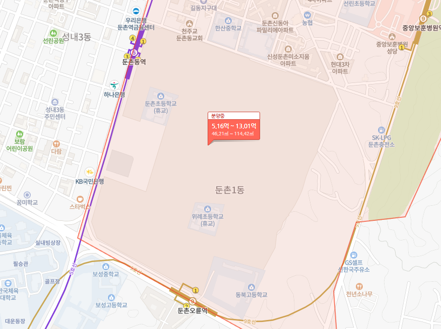 둔촌주공-올림픽파크-포레온-입지