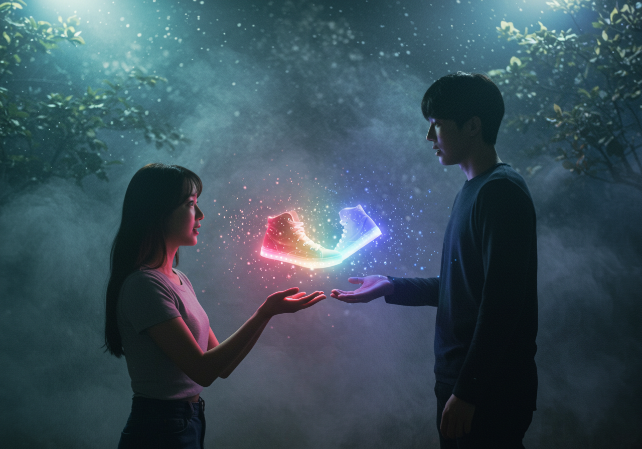 부모님 또는 가족과의 신발 꿈