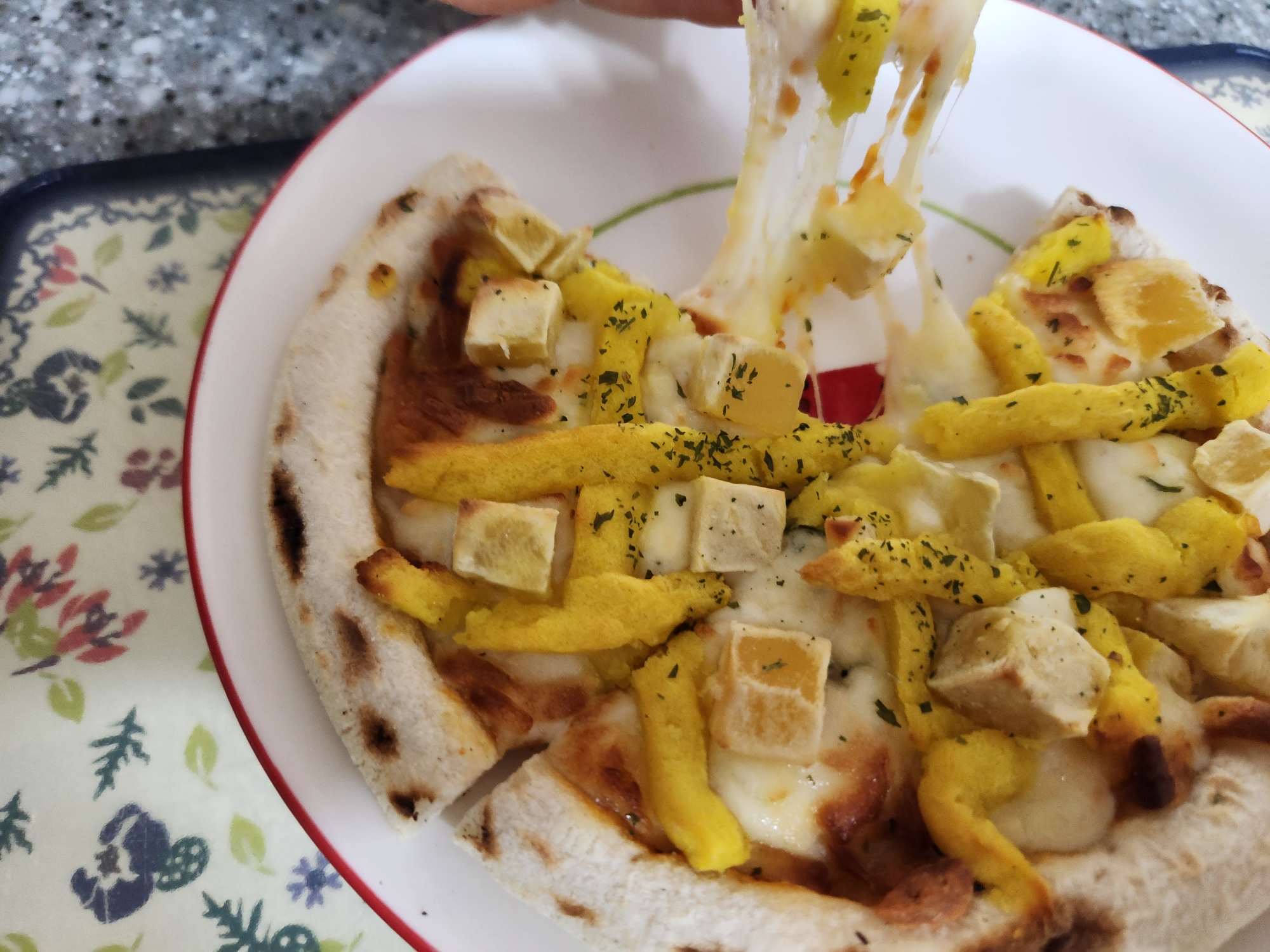 바른화덕피자 고구마피자 맛있어요. feat.미스터아빠쿡