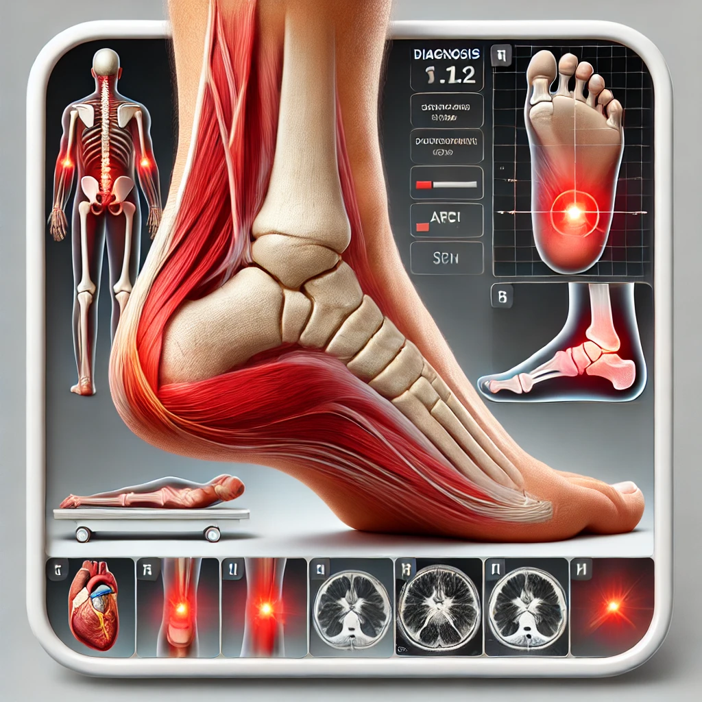 족저근막염 증상 및 진단 방법 설명 이미지