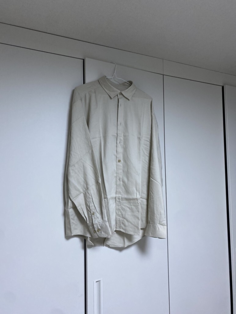 무신사스탠다드 릴렉스드 텐셀 린넨 셔츠 [라이트 베이지]