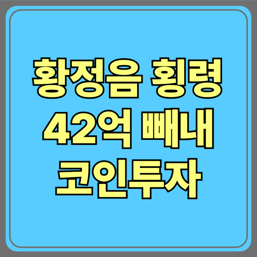 황정음, 회삿돈 42억 빼내 코인 투자…법정에서 혐의 인정