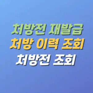 처방전-재발급방법-처방이력조회