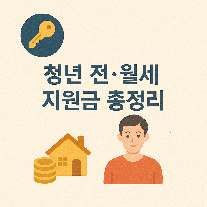 청년 전·월세 지원금 총정리 (2025 혜택, 조건, 신청)