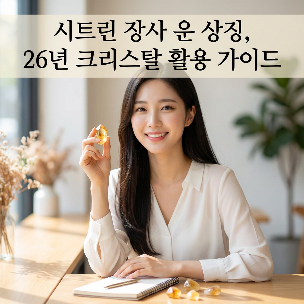 시트린 장사 운 상징 | 26년 크리스탈 활용 가이드