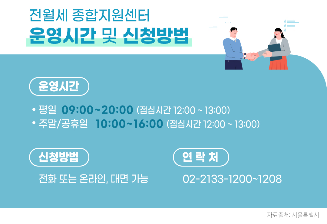 #전월세종합지원센터 #운영시간 #신청방법