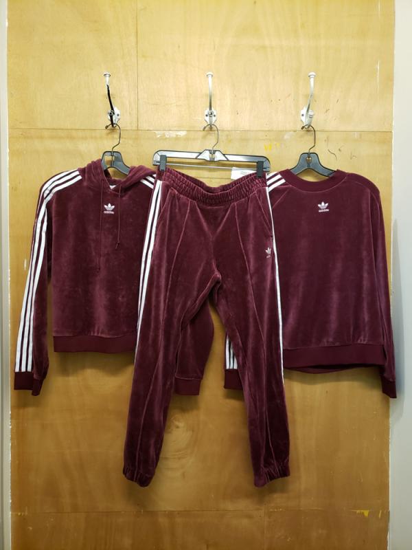 아디다스 벨벳 트레이닝 세트 3종