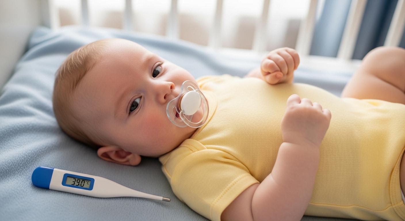 아기 열 39도 옷