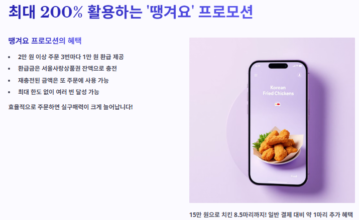 민생회복 지원금 서울사랑상품권 "땡겨요" 활용법