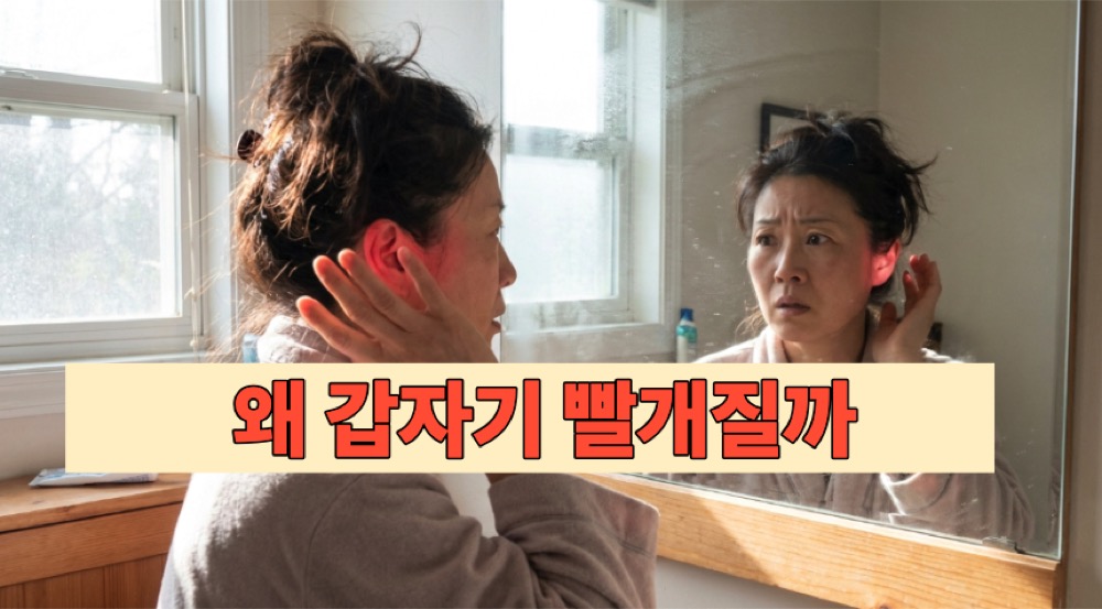 거울 보고 멈춤
