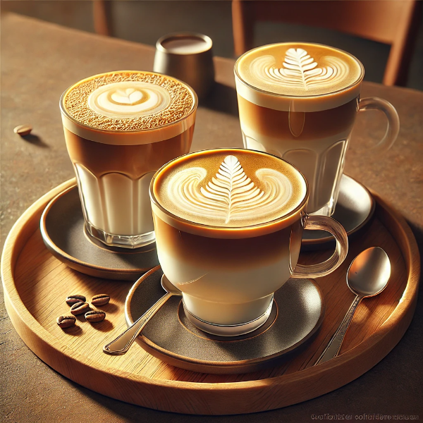 우유와 커피 조합