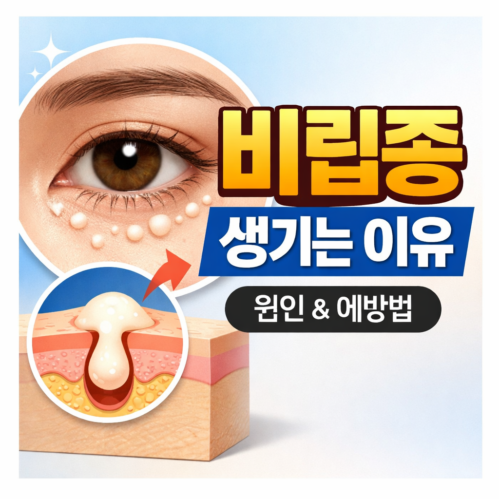 비립종 생기는 이유