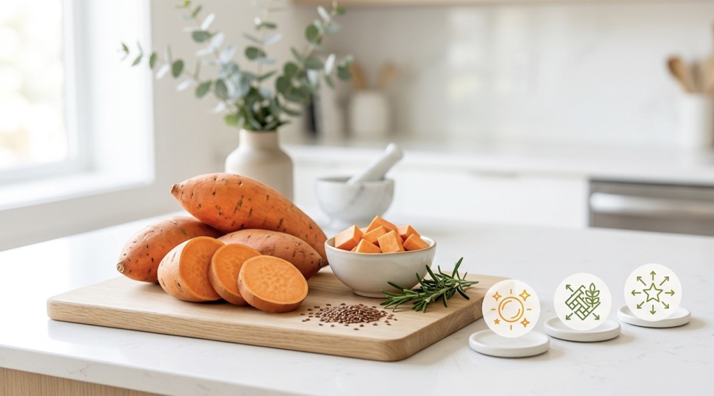 고구마에 들어있는 주요 영양 성분