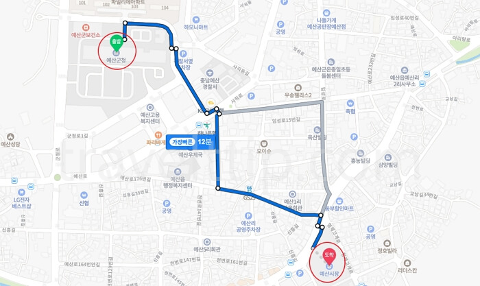 예산군청주차장위치