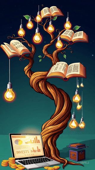 배움과 성장에 투자 gif이미지