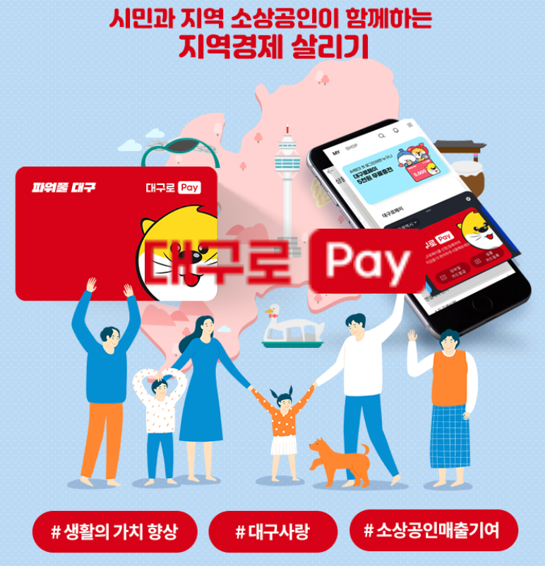 대구로페이 혜택 및 사용방법 실물·모바일카드 발급·충전·사용처·잔액조회 대구사랑상품권 iM샵(#)