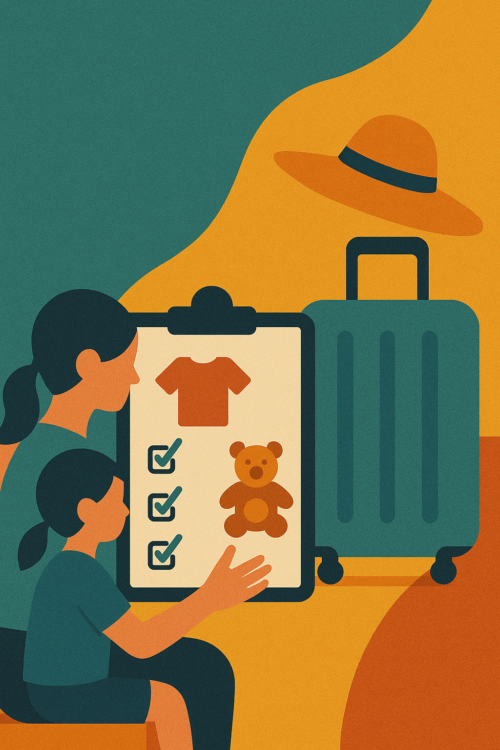 아이와 함께 떠나는 여름 여행 준비물 체크리스트