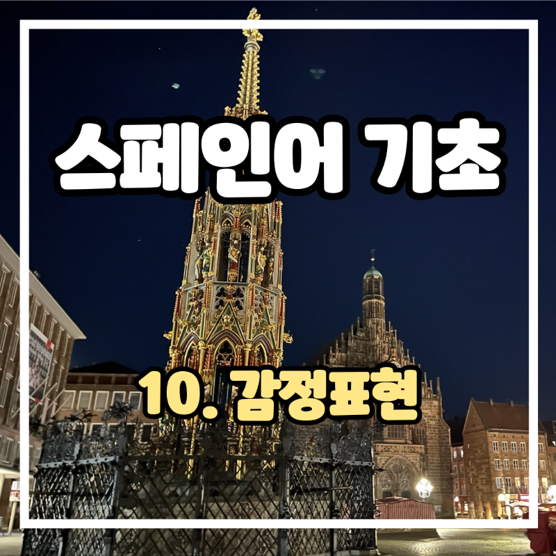 스페인어 감정표현