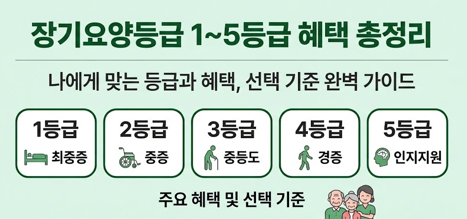 장기요양등급 1~5등급 총정리 썸네일