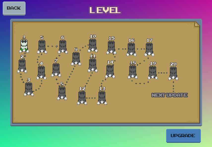 진격의 거인 픽셀게임 플레이화면2